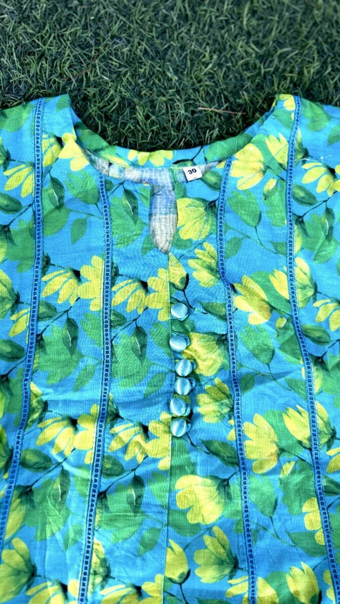 Lime Petal Kids Lawn 2-Piece Suit - Image 2