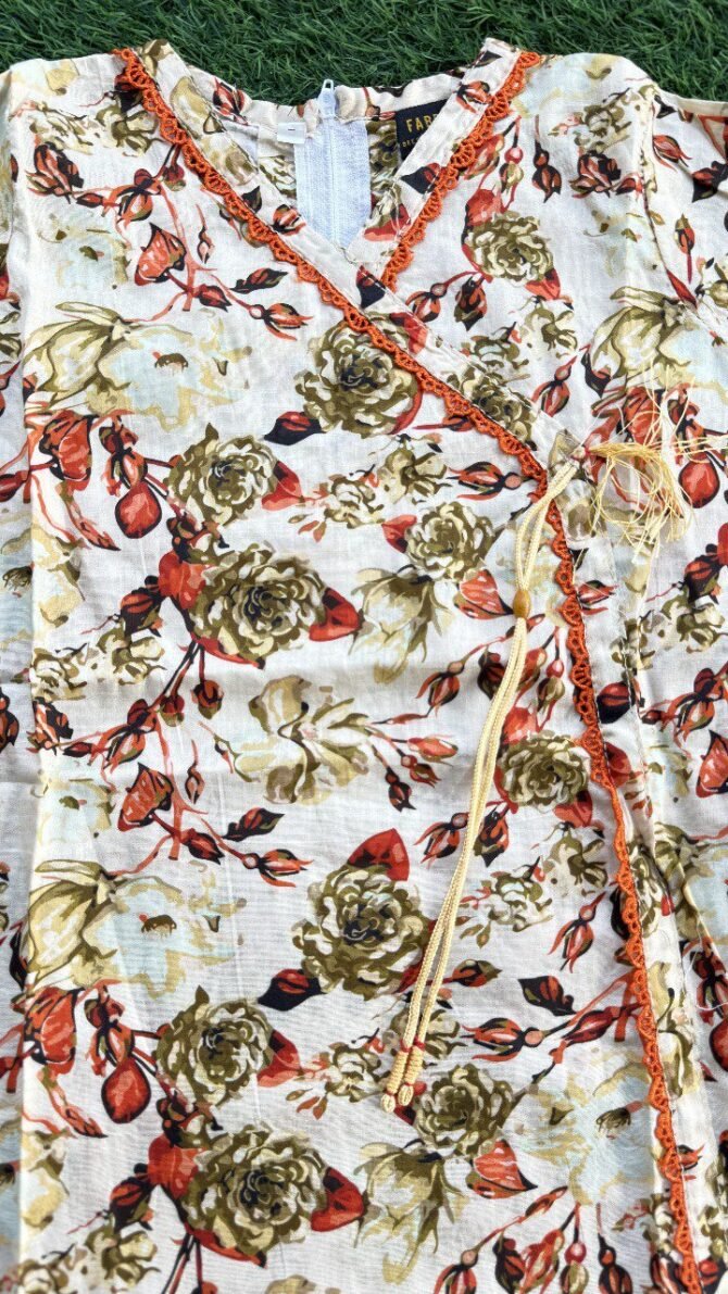 Blossom Trail Floral Printed Lawn Kids 2-Piece Set - Image 2