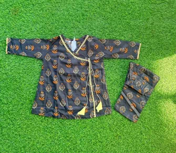 Midnight Bloom Lawn 2-Piece for Girls