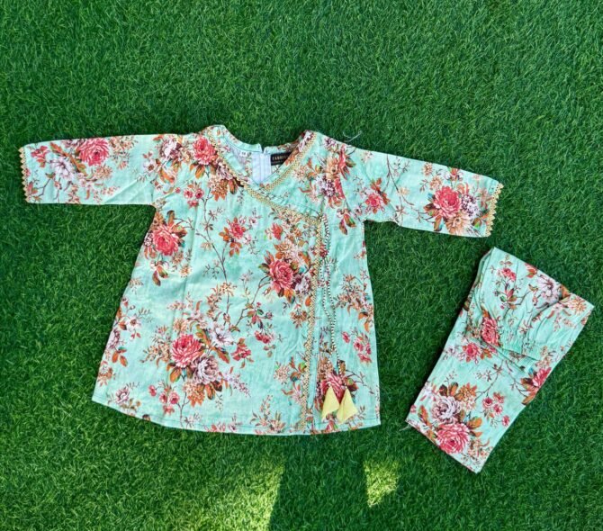 Blossom Breeze 2-Piece Lawn Set for Girls
